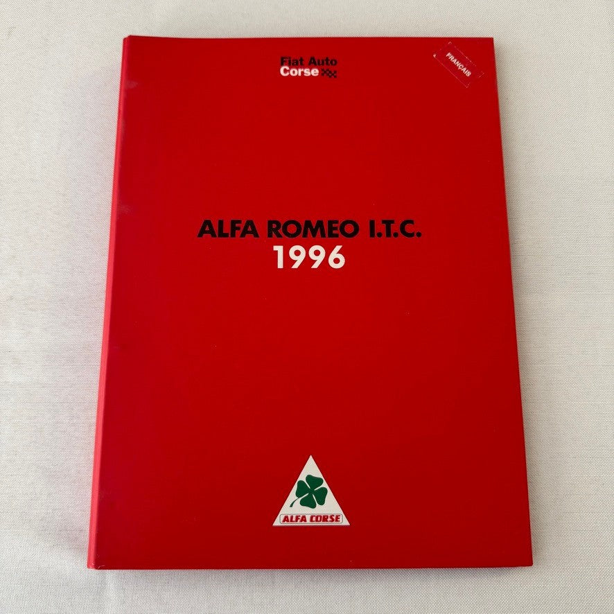 1996 Alfa Romeo 155 V6 ITC Racing Press Kit Brochure Photos Martini FRENCH