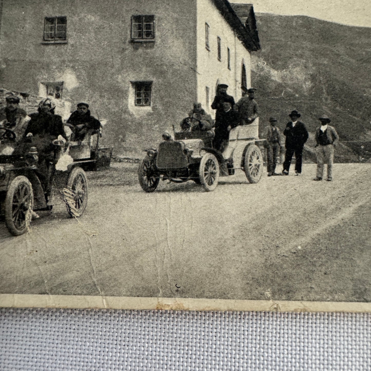 Vintage Car Automobile Postcard Post Card Italian