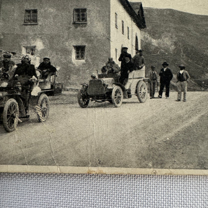 Vintage Car Automobile Postcard Post Card Italian