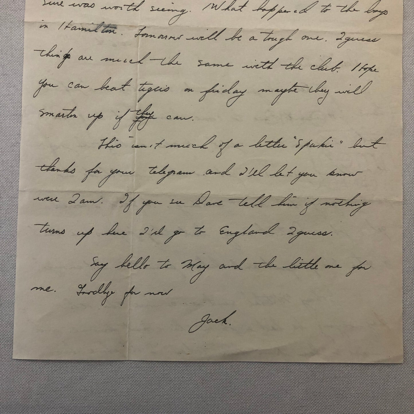 Royal York Hotel Toronto Letterhead Letter Hockey Player Detroit Red Wings Scout