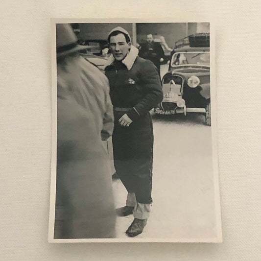 Vintage Racing Photo Photograph 1952 Rallye Monte Carlo Rally Stirling Moss +