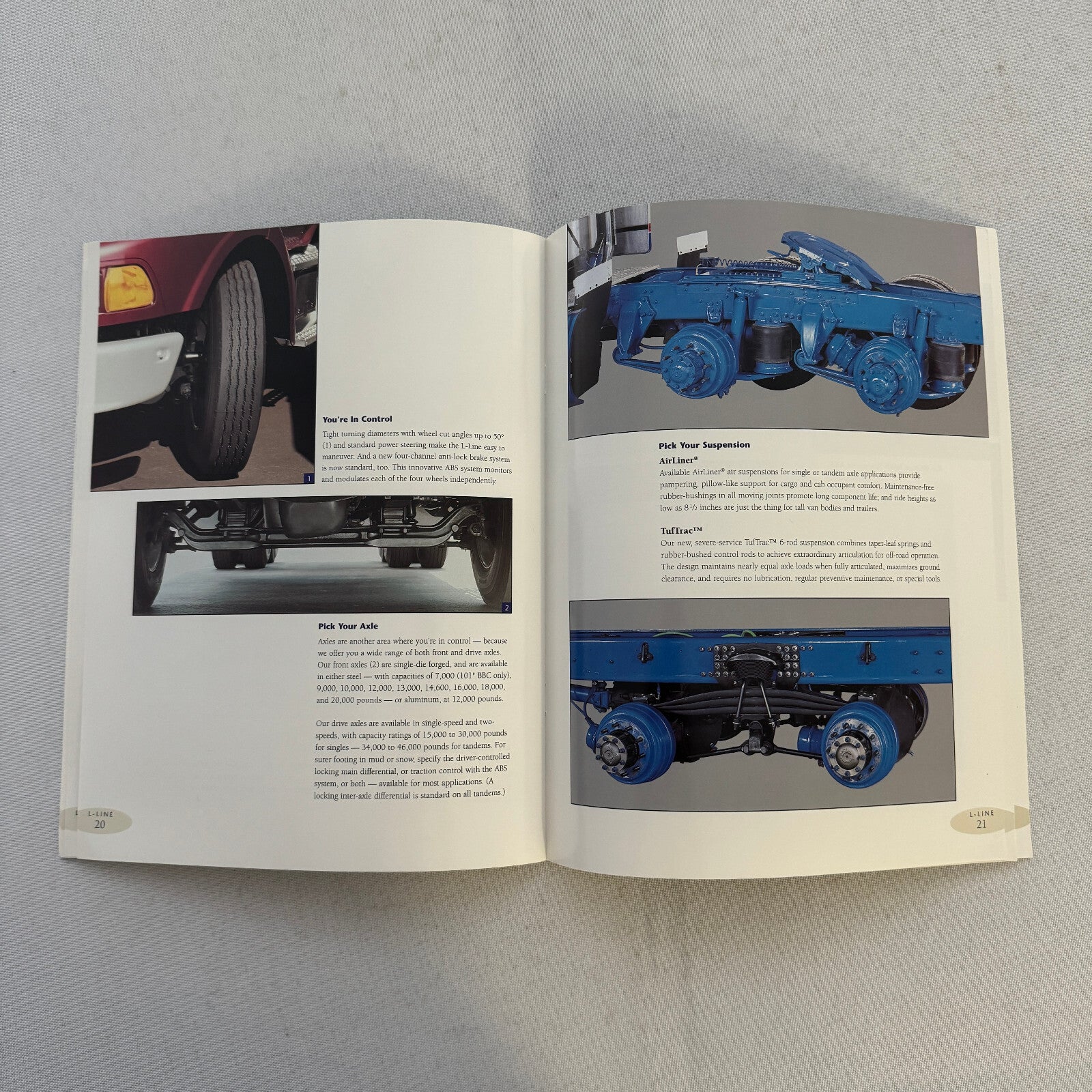 Sterling Truck L-Line L Line Sales Brochure Catalog Advertising