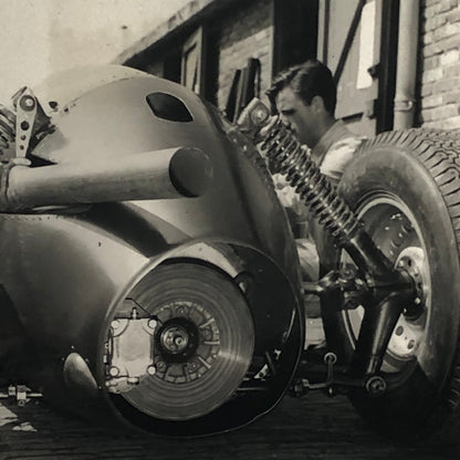 Vintage Racing Photo Photograph BRM Car 1960