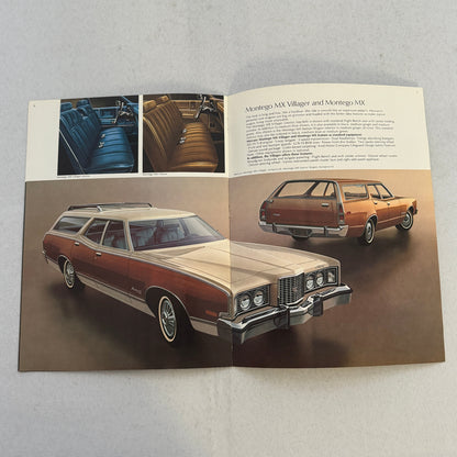 1973 Mercury Station Wagon Sales Brochure Catalog Montego Colony Park Marquis +