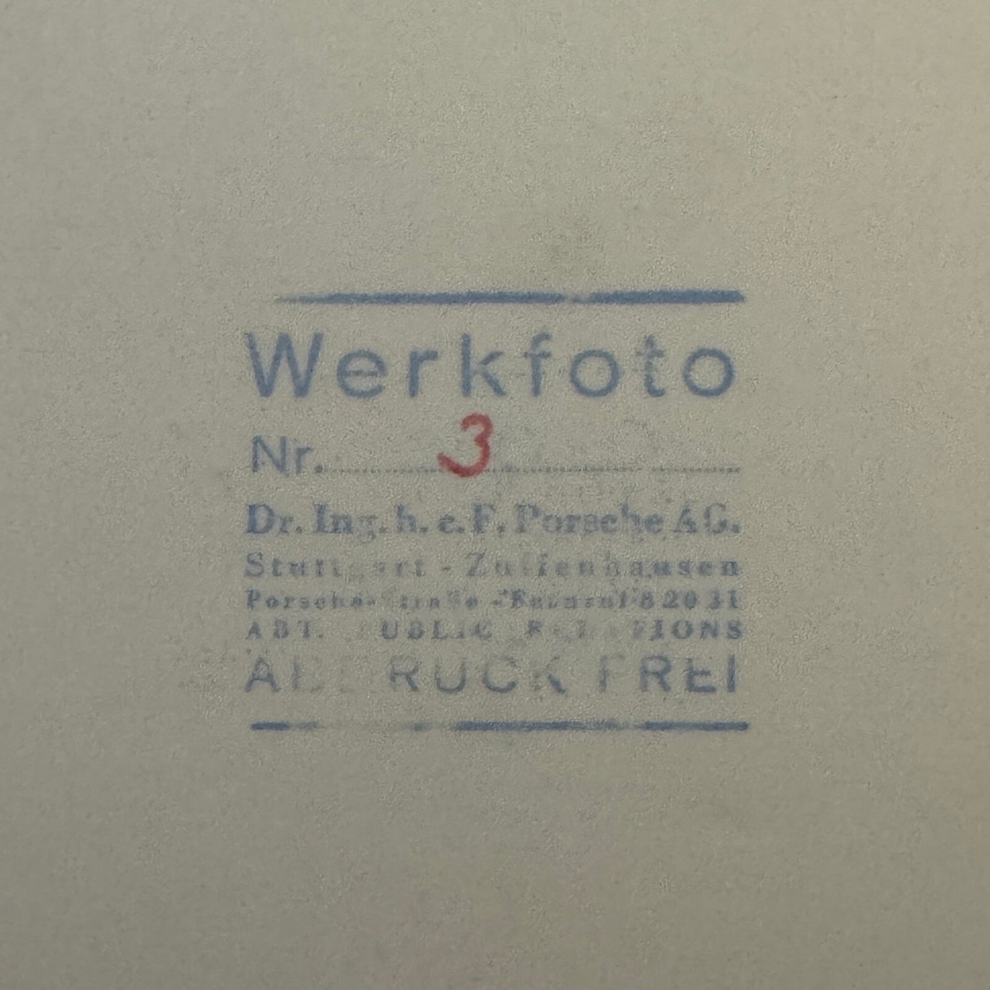 Porsche 911 Turbo Car Factory Press Photo Photograph Werkfoto