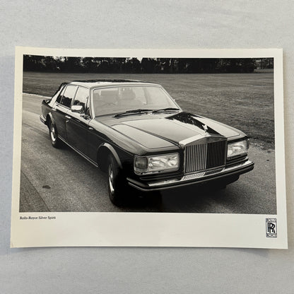 Rolls Royce Silver Spirit Car Factory Press Photo Photograph