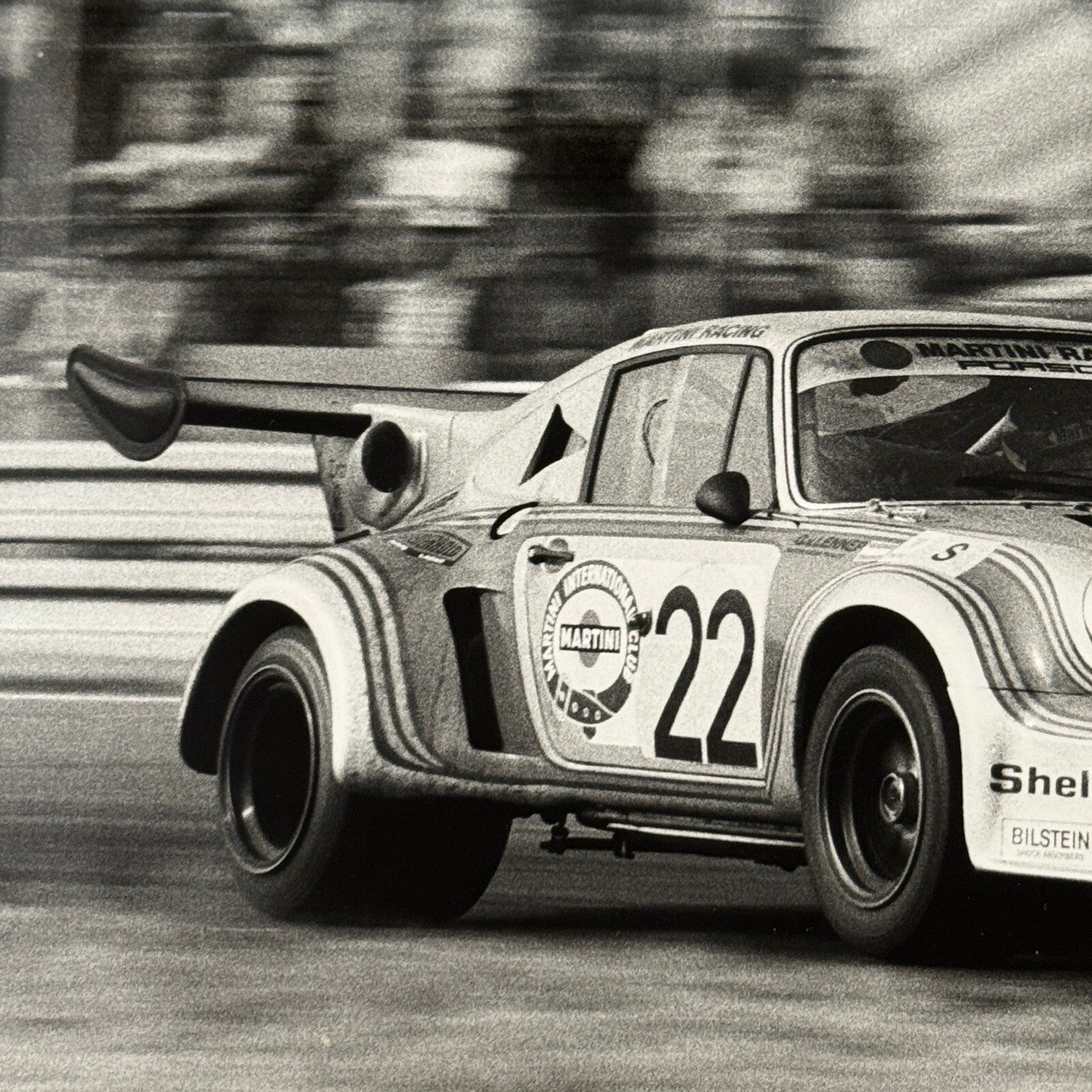 Porsche 935 Martini Racing Car Vintage Photo Photograph Print