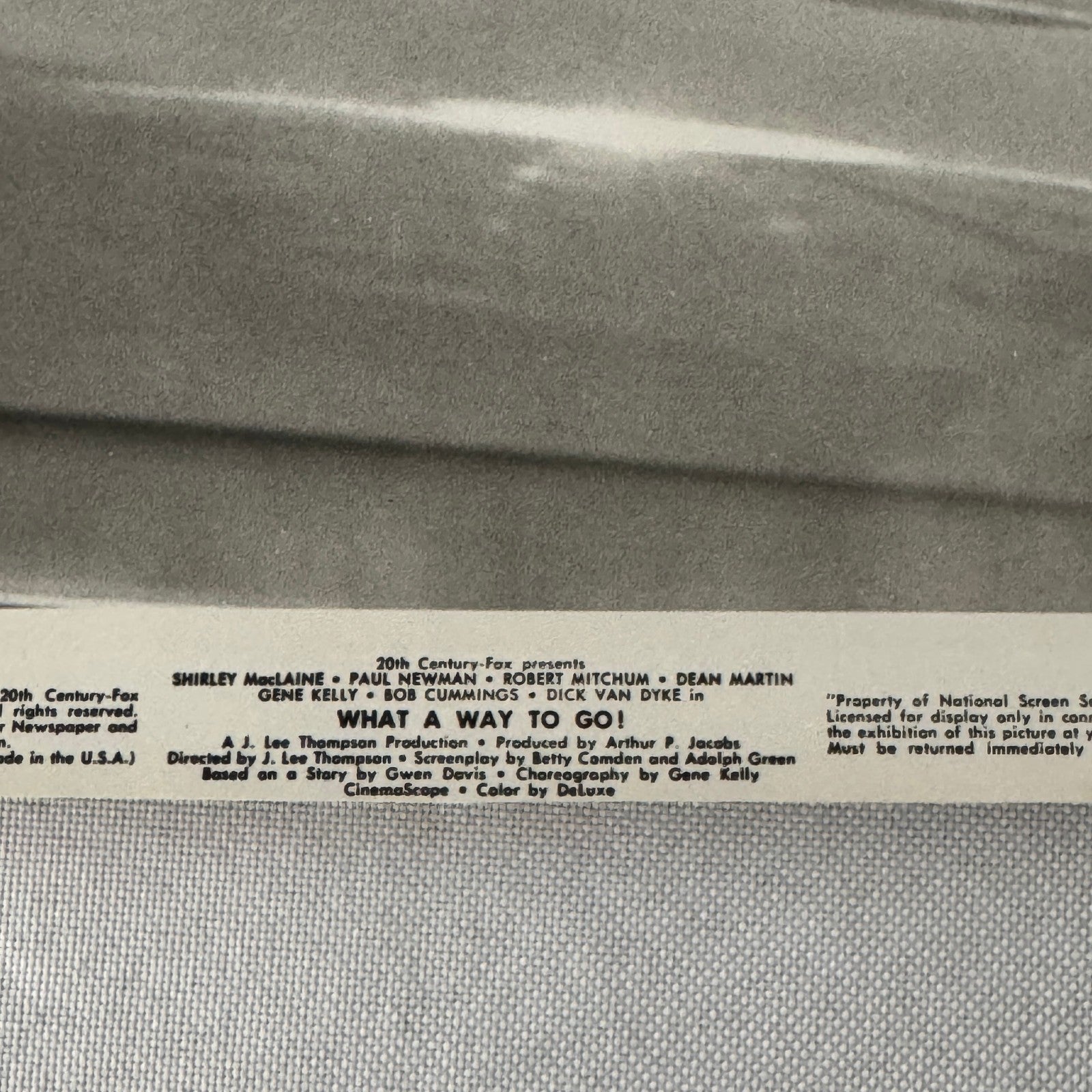 Vintage Movie Still Press Photo Photograph What a Way to Go Robert Mitchum 1964