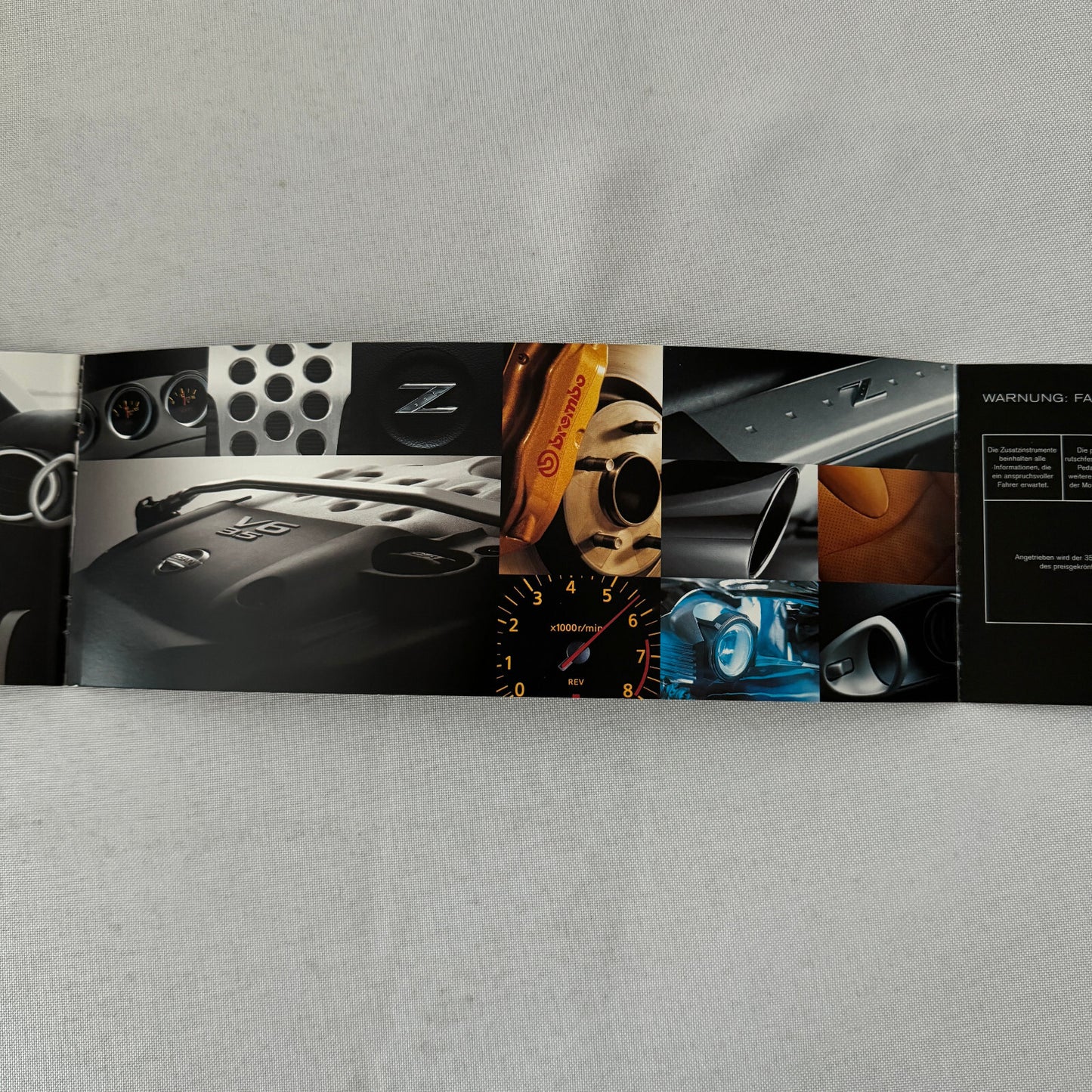 Nissan 350Z 350 Z Coupe Car Sales Brochure Catalog GERMAN Text 2003