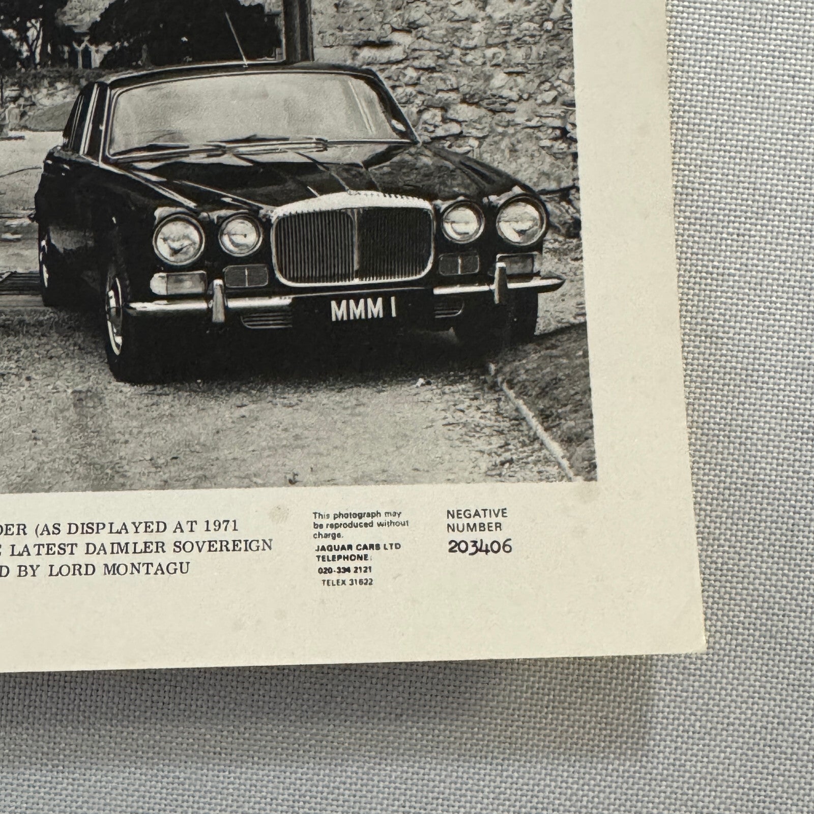 Daimler Sovereign Car Factory Press Photo Photograph Jaguar 1971 1972