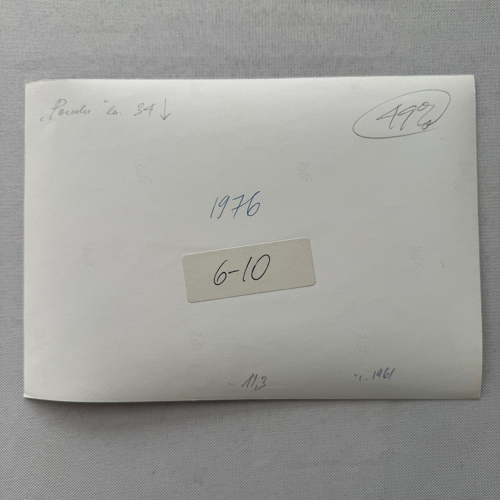 Vintage Racing Photo Photograph Print Martini Racing Porsche