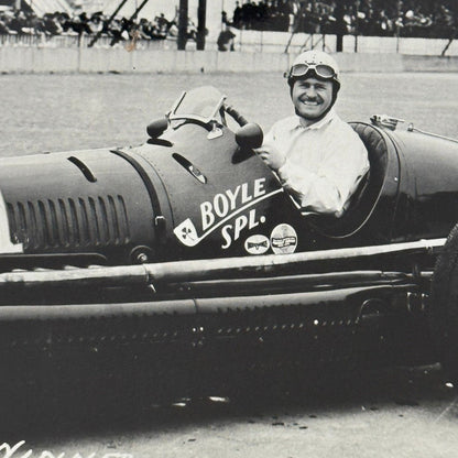 Vintage Racing Photo Wilbur Shaw Indy Indianapolis Motor Speedway 1940 Modern