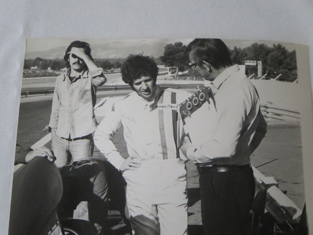 Vintage Grand Prix Racing Photograph Photo - Jody Scheckter French Grand Prix 