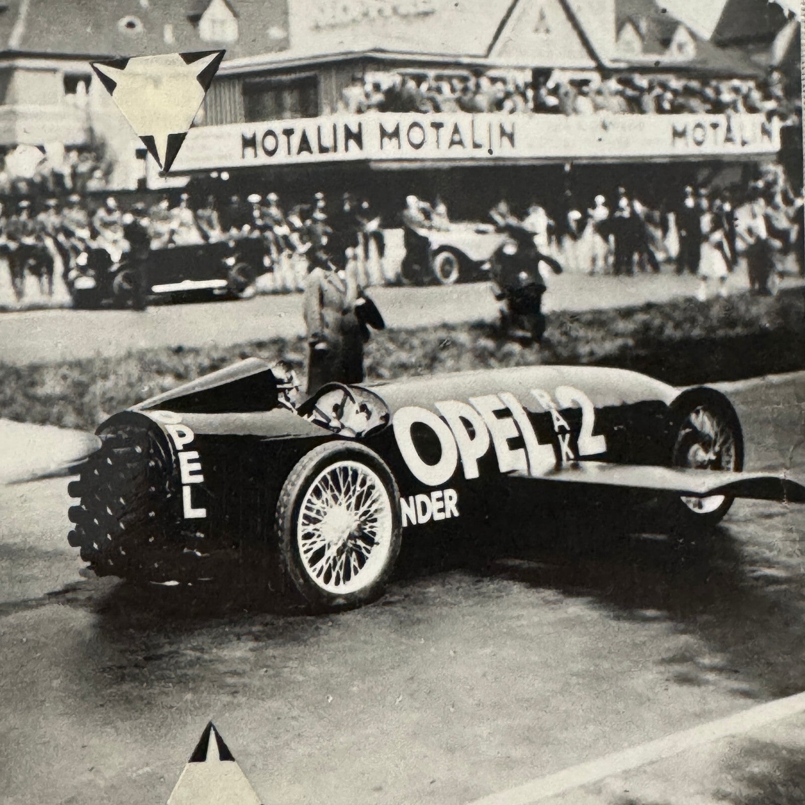 Opel RAK 2 Rocket Powered Racing Car Photo Photograph Vintage
