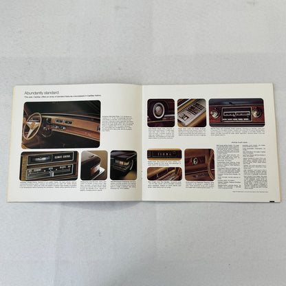 1975 Cadillac Car Sales Brochure Catalog Coupe DeVille Calais Eldorado +