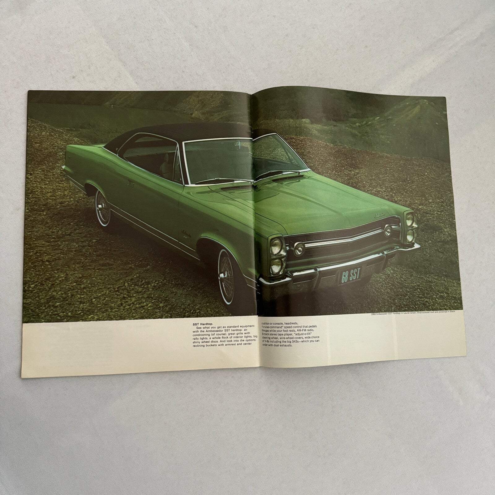 1968 American Motors AMC Brochure Catalog Javelin Rebel American Ambassador AMX