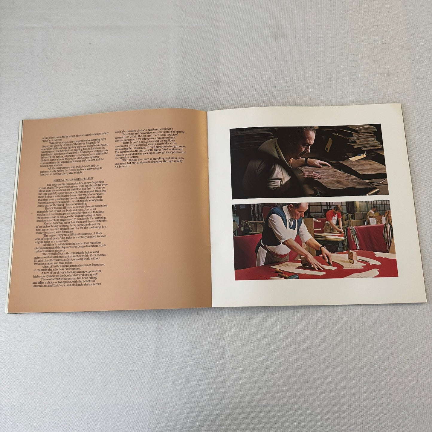 Jaguar XJ Series III Vintage Car Sales Brochure Catalog Advertising