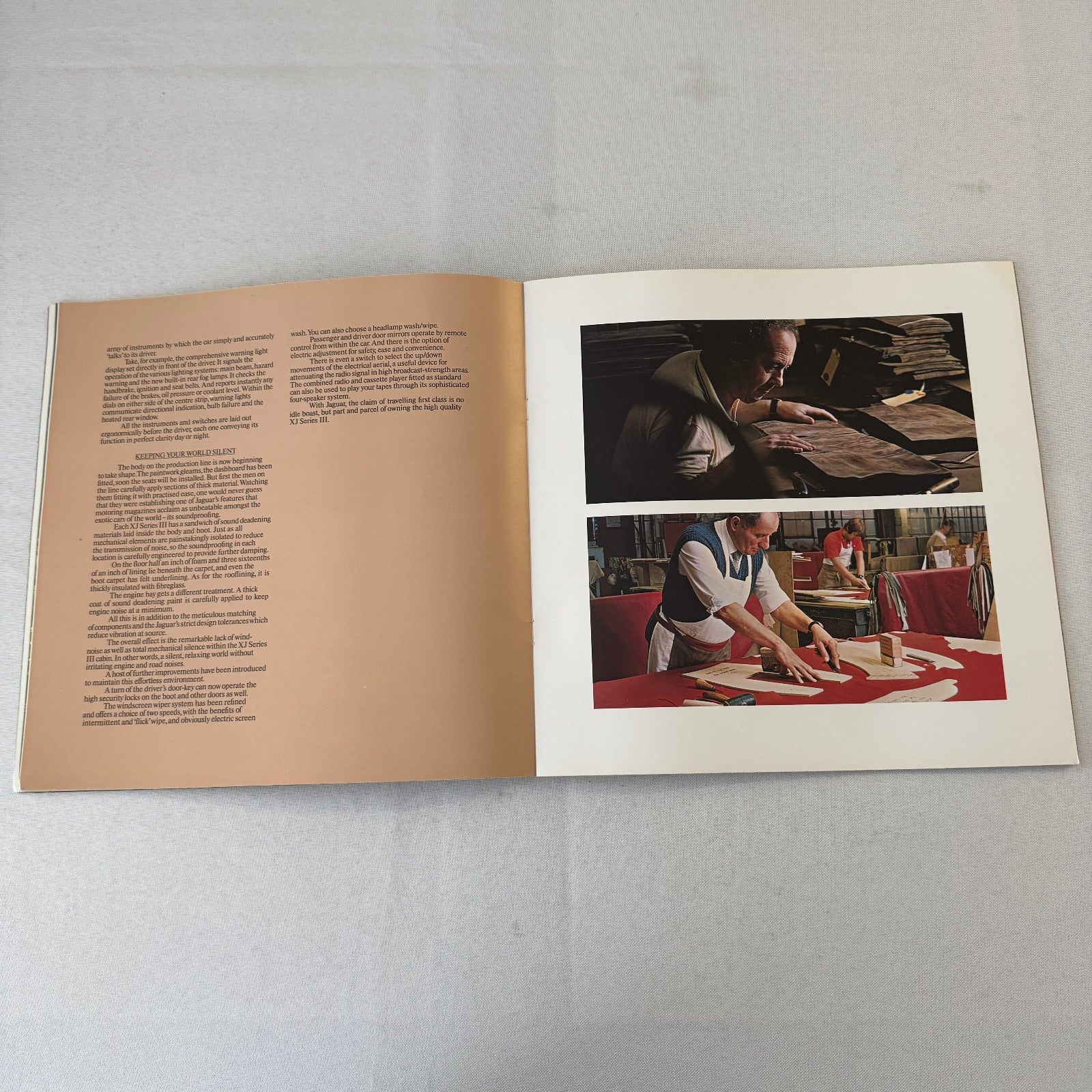 Jaguar XJ Series III Vintage Car Sales Brochure Catalog Advertising