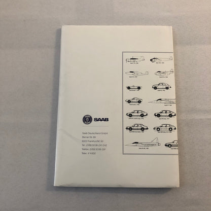 1992 Saab 9000 Car Press Kit Brochure Photos German Text
