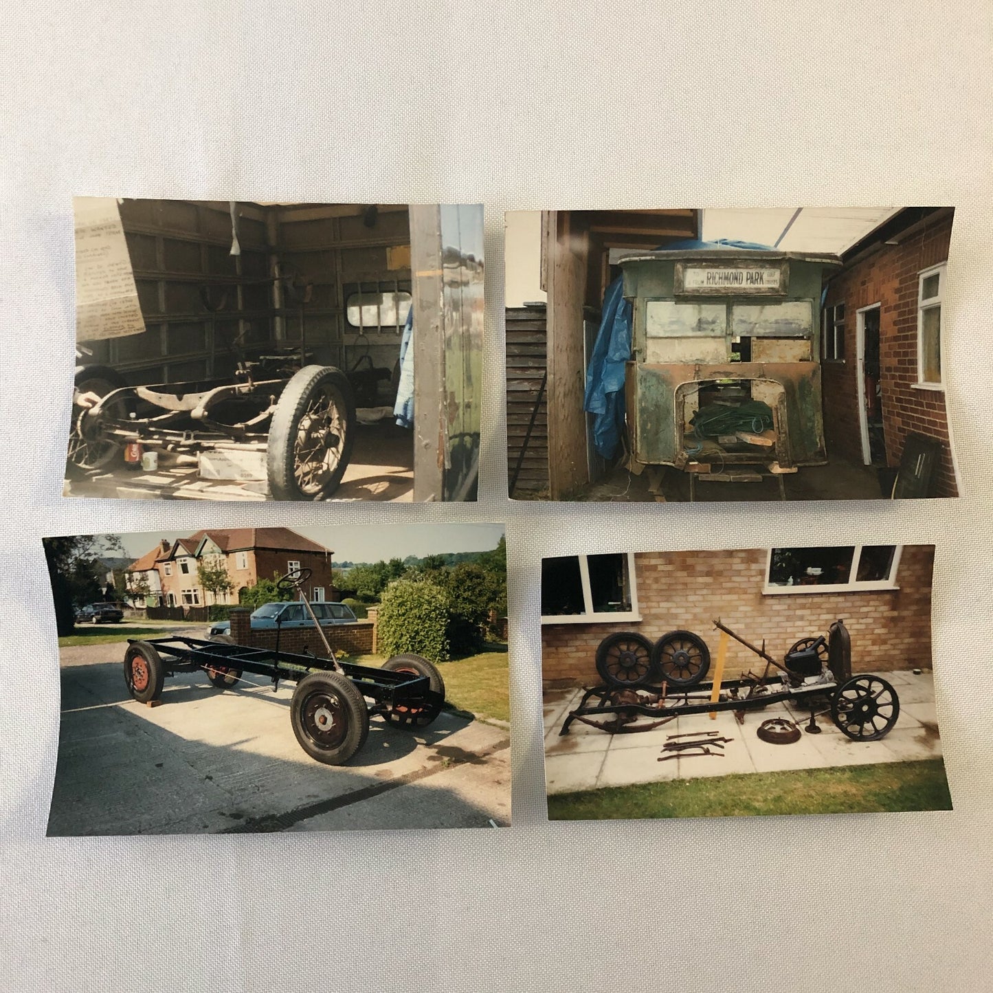 Antique BEAN Car Barn Find Junk Yard Parts Photo Photograph Print Lot of 13