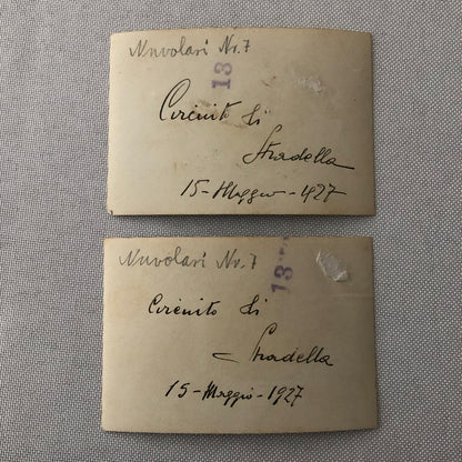 Tazio Nuvolari Motorcycle Racing Photo Photographs 1927 Circuito di Stradella