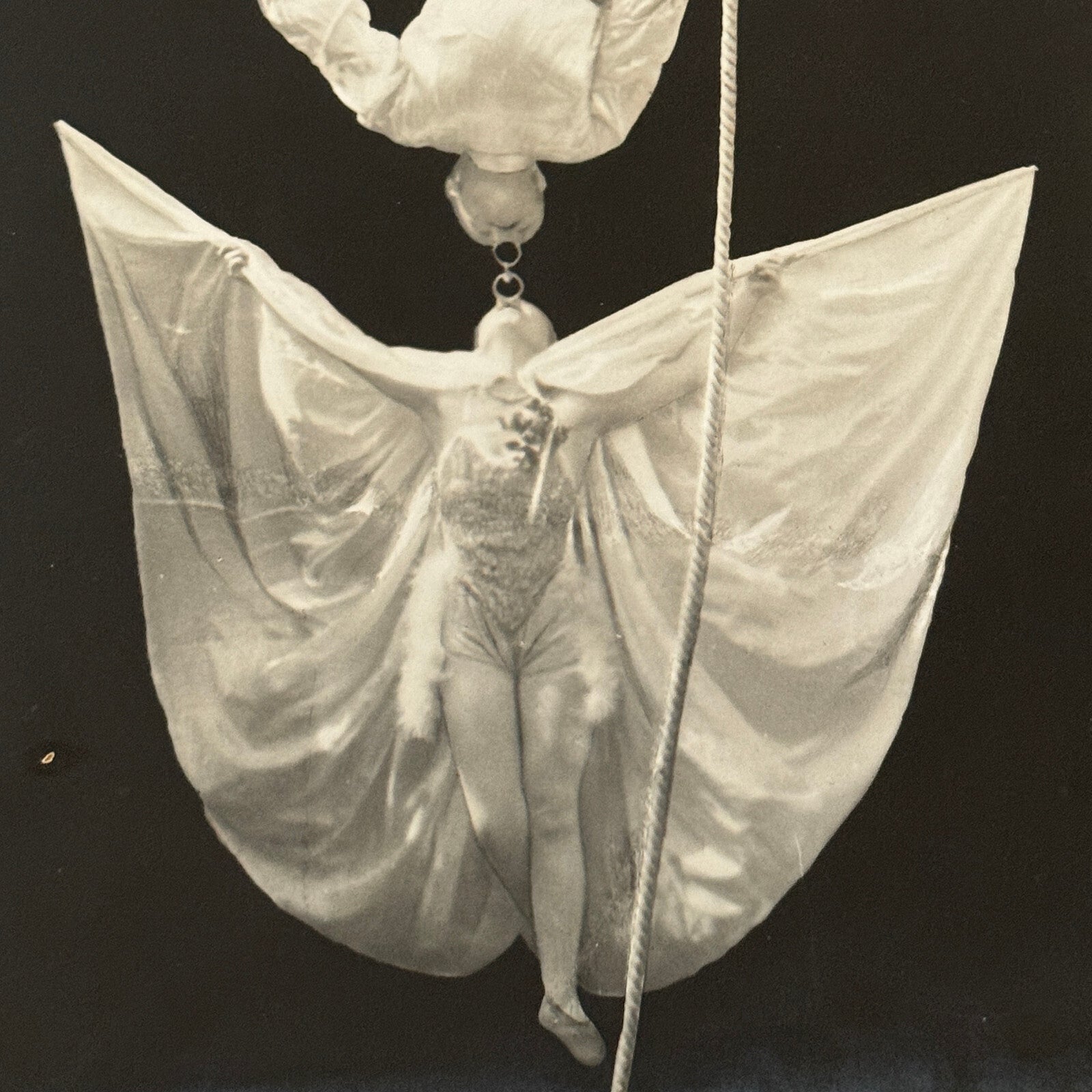 Vintage Circus Acrobat Balancing Act Photo Photograph Beautiful