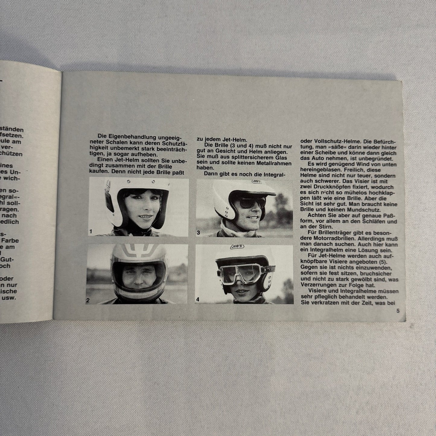Vintage BMW Motorcycle Brochure Book Practical Driving Theory GERMAN TEXT