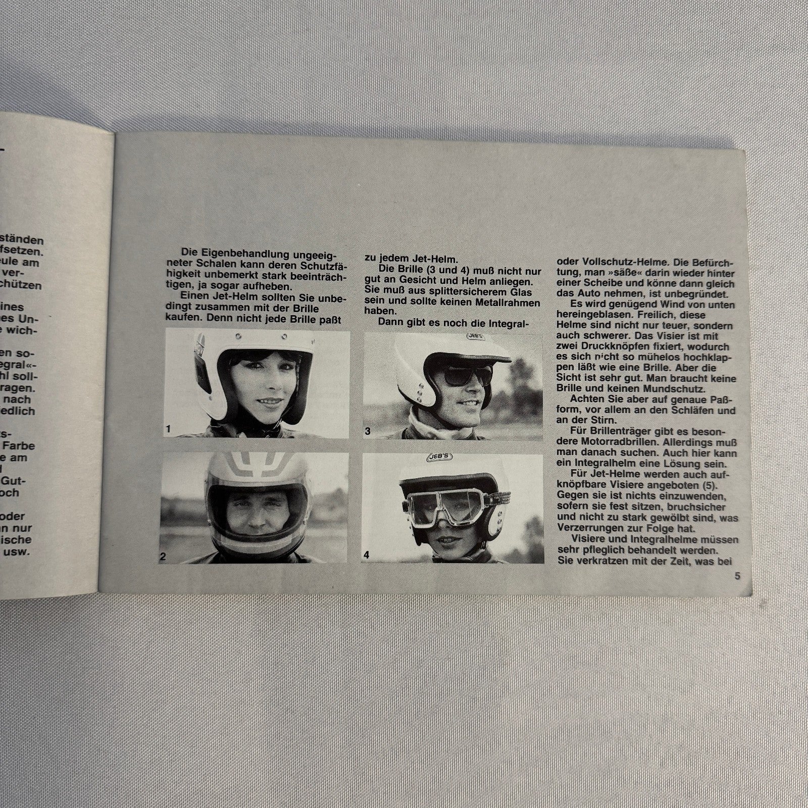Vintage BMW Motorcycle Brochure Book Practical Driving Theory GERMAN TEXT