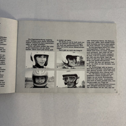 Vintage BMW Motorcycle Brochure Book Practical Driving Theory GERMAN TEXT