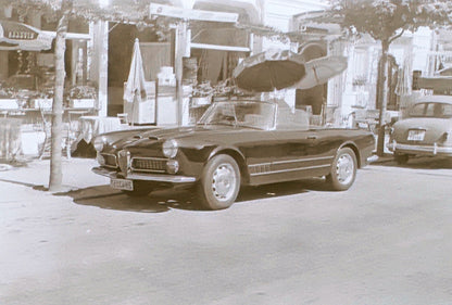 Alfa Romeo Photo NEGATIVES Convertible Car Negative Lot Vintage