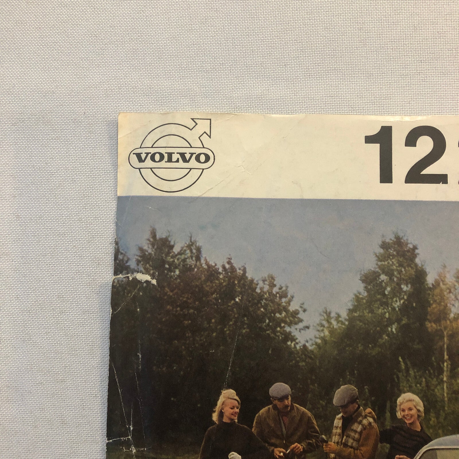 Vintage Volvo 122 S Car Automobile Sales Sheet Brochure Advertising