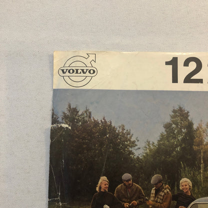 Vintage Volvo 122 S Car Automobile Sales Sheet Brochure Advertising