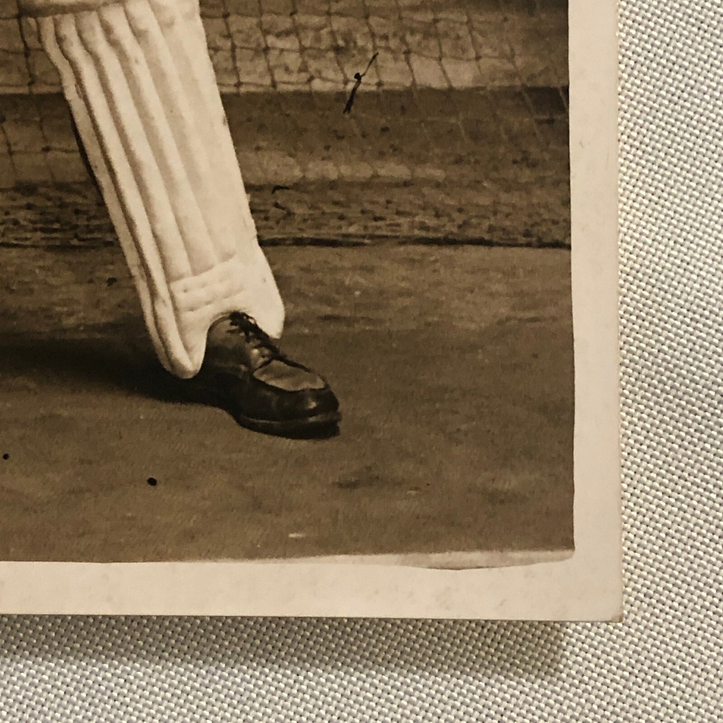 Press Photo Photograph Cricket Club London Univesity Professor 1933
