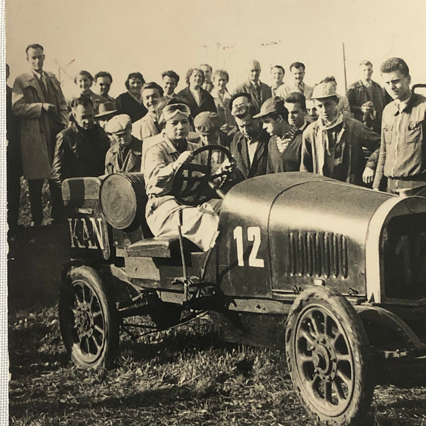 Vintage Racing Car Photo Photograph Print Laurin Klement K.A.N. Automobiles ? 