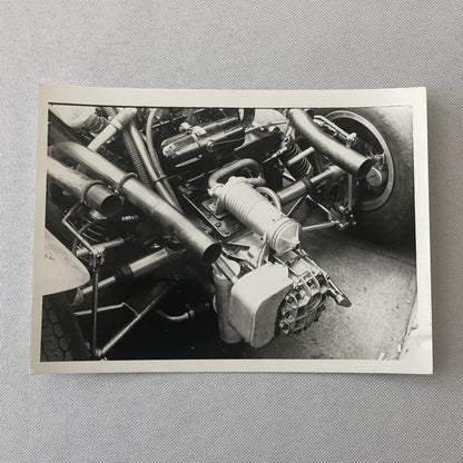 Vintage Grand Prix Racing Car Motor Engine Photo Photograph Print - Tag AL23095
