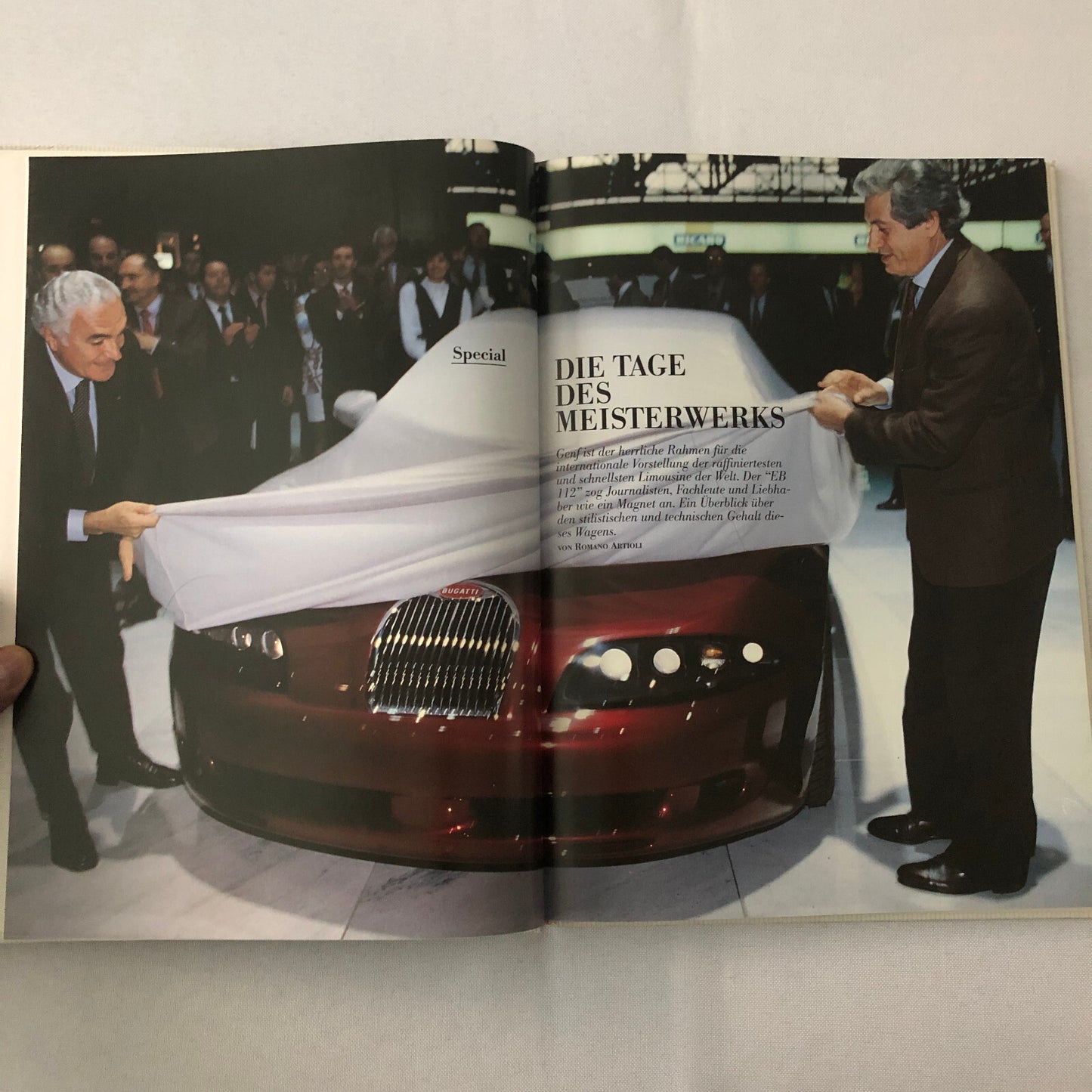 1993 Bugatti Car Book Magazine Journal German Text Vintage Cars +