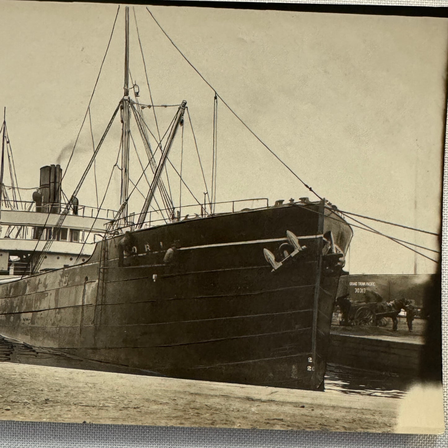 Vintage Boat Ship Photo Photograph Nautical LORLE