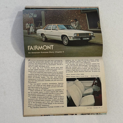1979 Ford Car Brochure Magazine Ford Pinto LTD Thunderbird Mustang Granada