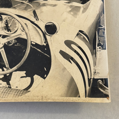 Vintage Racing Photo Photograph Juan Manuel Fangio Mercedes W196 1955 British GP
