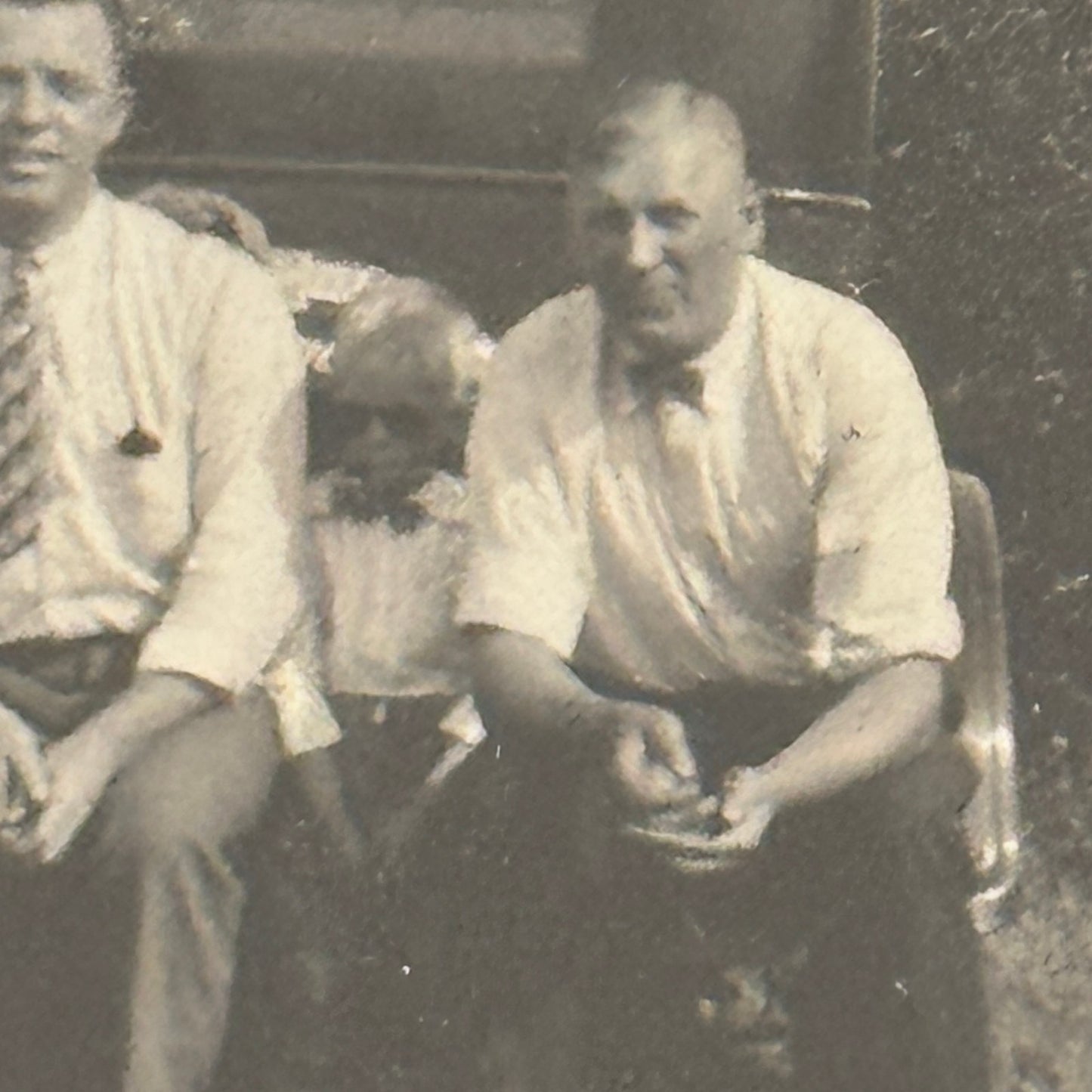 Vintage Automobile Photo Photograph Print Snapshot Early Car People Child