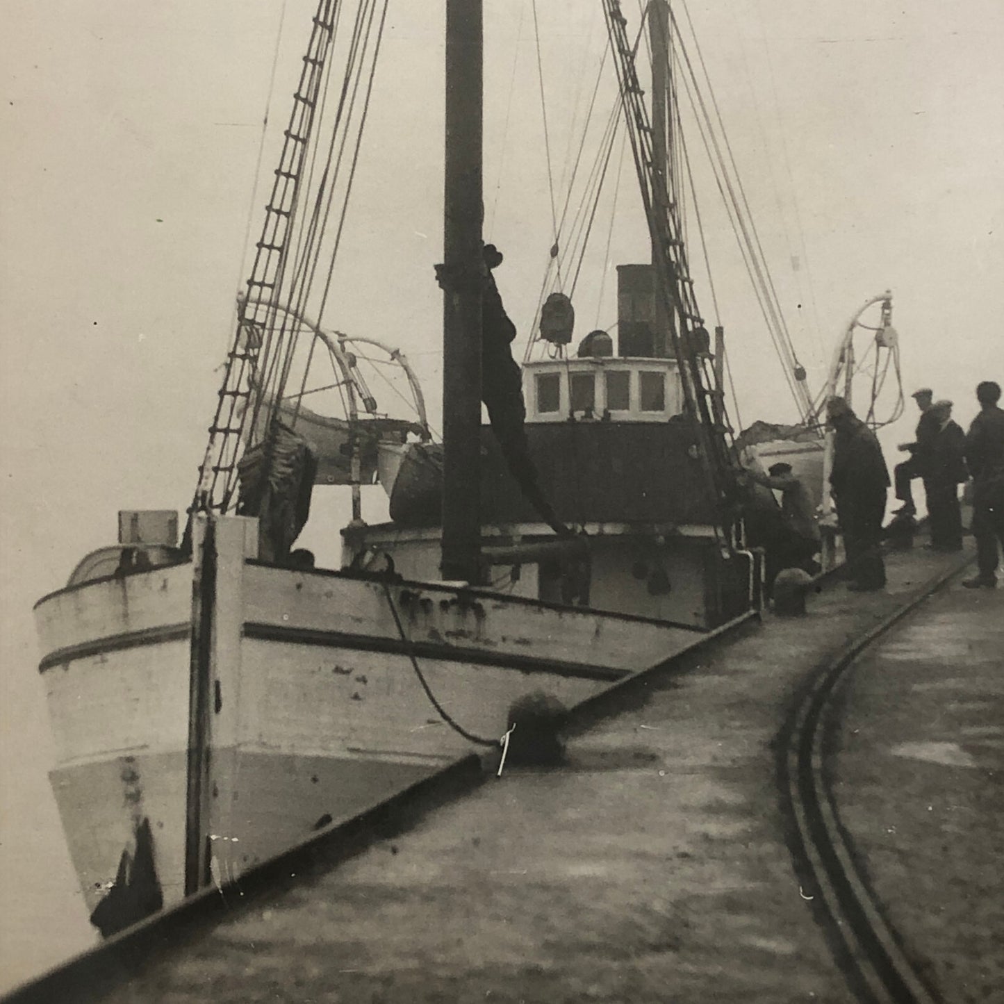 Press Photo Photograph Arctic Exploration Ship Aberdeen Cambridge University