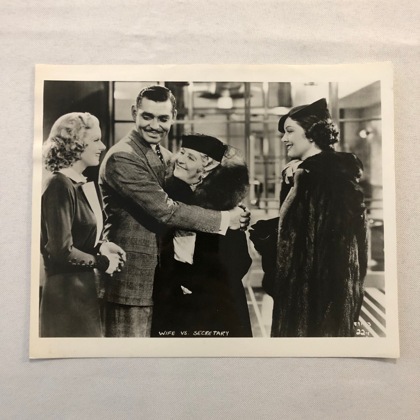 Actor Actress Movie Film Still Photo Photograph Clark Gable Jean Harlow