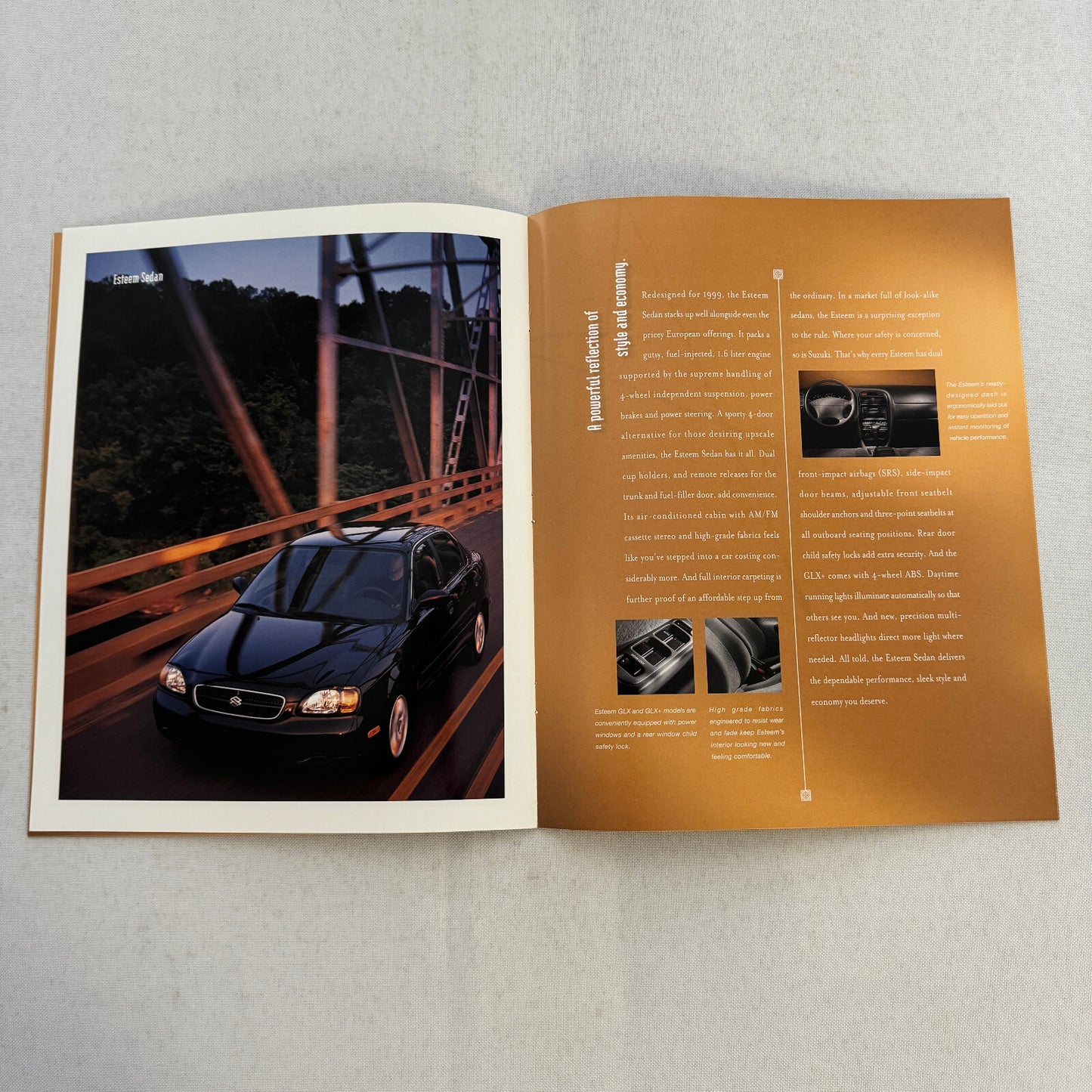 1999 Suzuki Sales Brochure Catalog Grand Vitara Esteem Wagon Swift