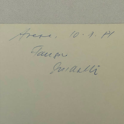 Vintage Juan Manuel Fangio Racing Driver Photo Photograph Print 1981 