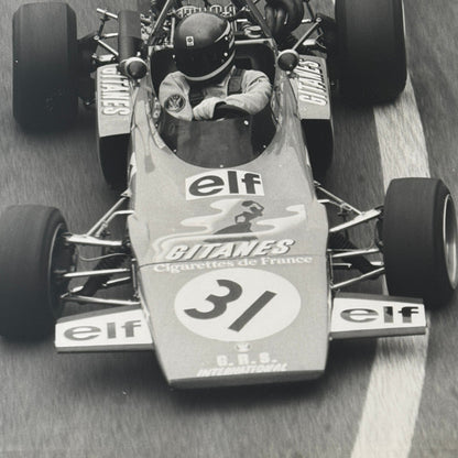 1976 Jacques Laffite Ligier JS5 Gitanes F1 Racing Car DPPI Press Photo Vintage