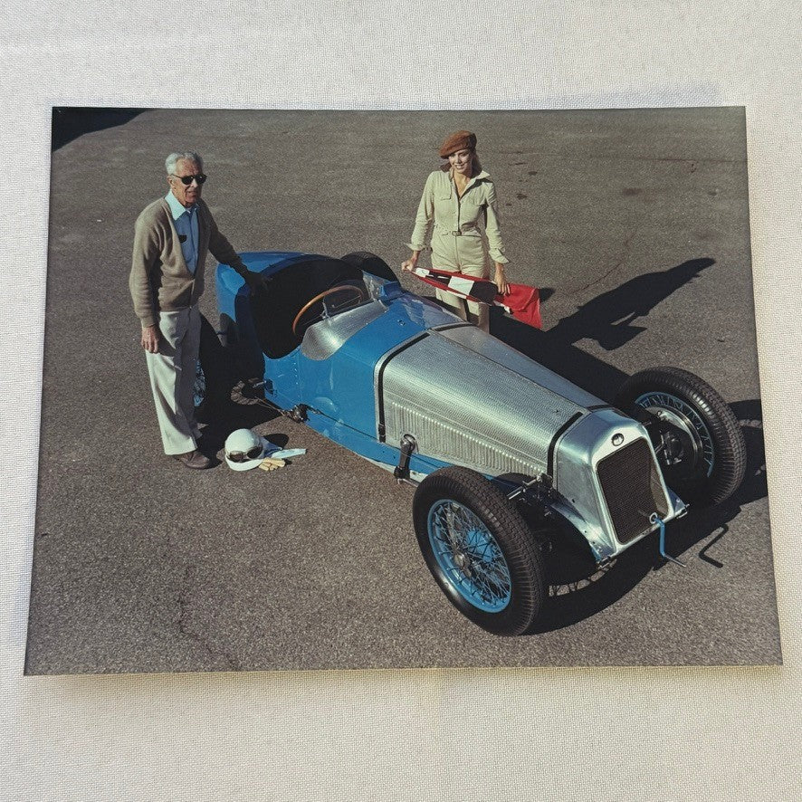 Vintage Racing Car Photo Photograph John Burgess Cunningham Delage Modern Print