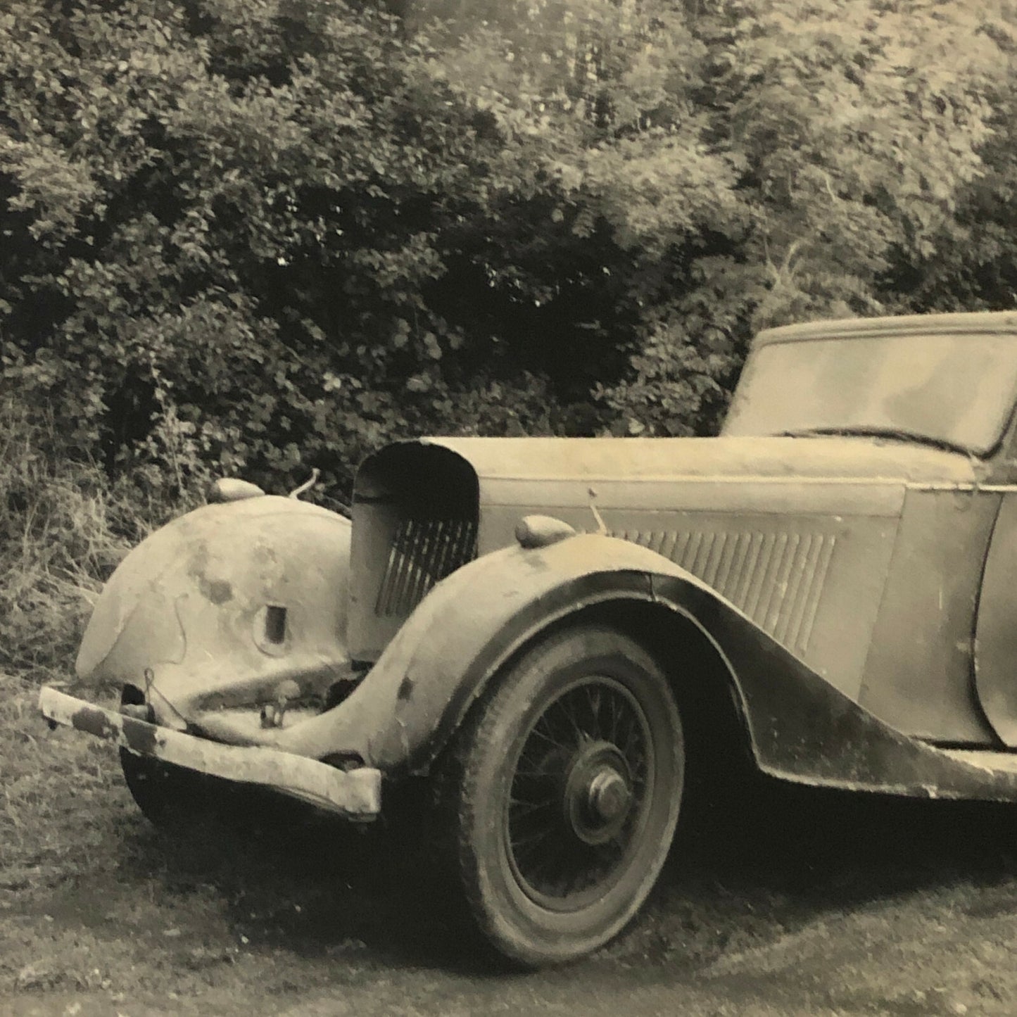 Vintage Bentley 4 1/4 Litre by Park Ward Car Photo Photograph Print 