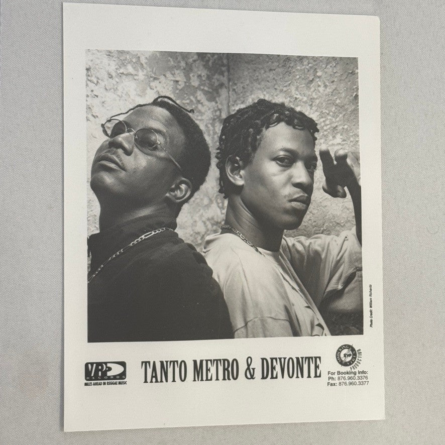 Tanto Metro and Devonte Publicity Press Photo Photograph Dancehall