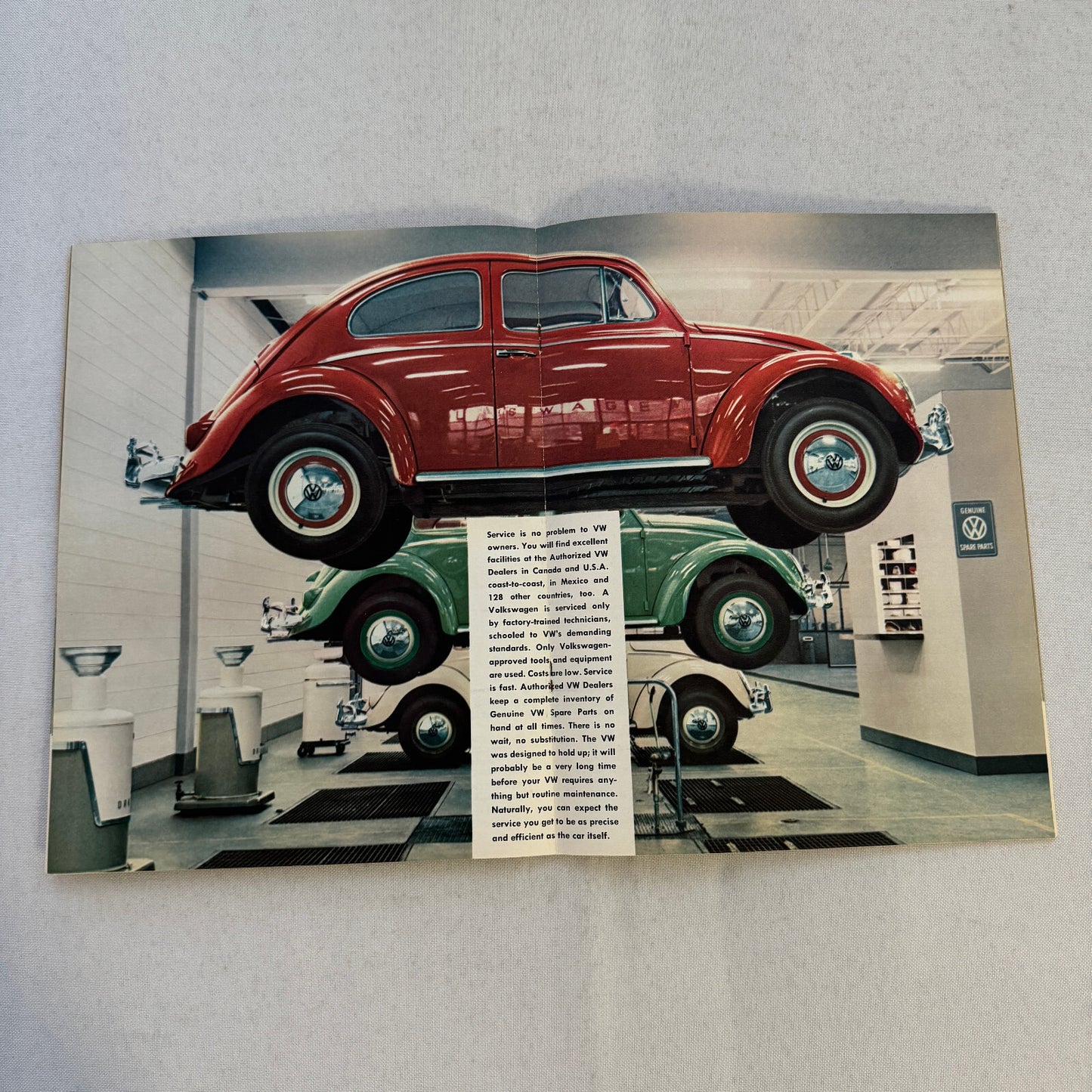 Volkswagen VW 1200 Beetle Bug Car Sales Brochure Catalog Advertising Vintage