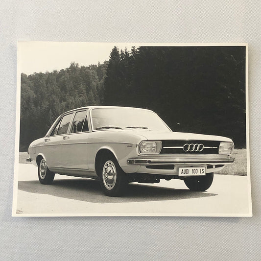 Audi 100 LS Car Factory Press Photo Photograph Audi 100LS